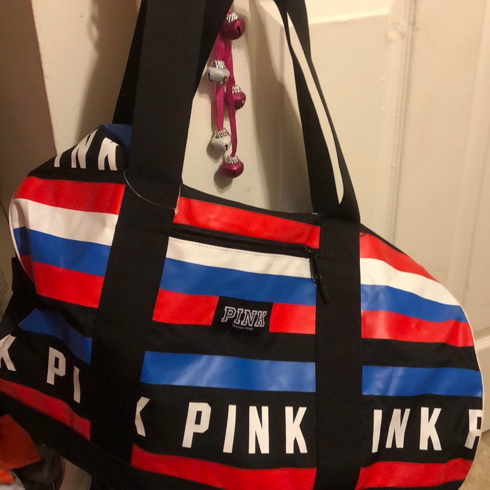 Victoria secret duffel bag. Multi color